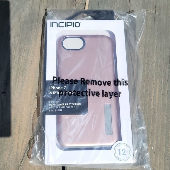 IPhone 7 & IPhone 6/6s Cellphone Case-Rose Gold - Picture 1 of 4